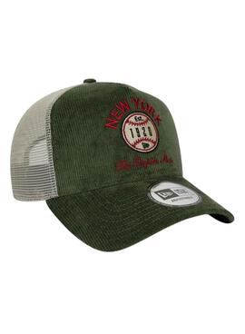 Kappe New Era Cord Trucker grün für männer und frauen