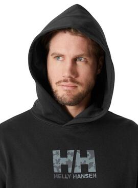 Sweatshirt Helly Hansen Graphic Hoddie Schwarz für männer