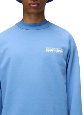 Sweatshirt Napapijri Rollin blau für männer