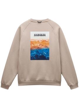 Sweatshirt Napapijri Rollin beige für männer