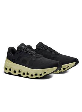 Sneakers On Running Cloudmonster schwarz und limette für männer