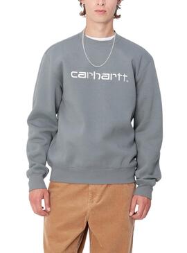 Sweatshirt Carhartt Basic in Grau für herren