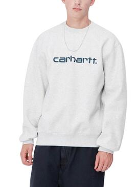 Sweatshirt Carhartt Basic in Grau für herren