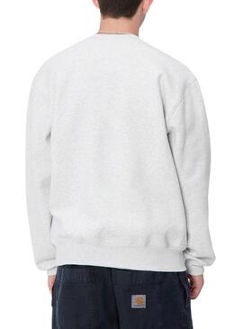 Sweatshirt Carhartt Basic in Grau für herren