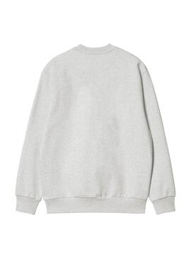 Sweatshirt Carhartt Basic in Grau für herren