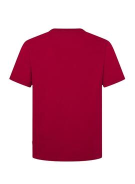 T-Shirt Pepe Jeans Somers burgundy für männer