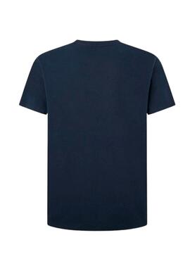 T-Shirt Pepe Jeans Eggo blau für herren