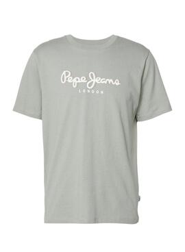 T-shirt Pepe Jeans Abel in Pastellgrün für männer