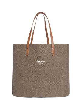 Tote Bag Pepe Jeans Yennifer in braun für frauen