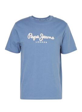 T-Shirt Pepe Jeans Abel blau für herren