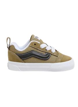 Turnschuhe Vans Knu Skool mini grün für kinder