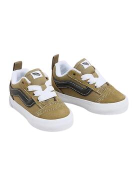 Turnschuhe Vans Knu Skool mini grün für kinder