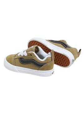 Turnschuhe Vans Knu Skool mini grün für kinder