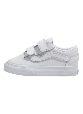 Turnschuhe Vans Old Skool V weiß