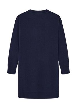 Kleid Pepe Jeans Weslie marineblau für mädchen