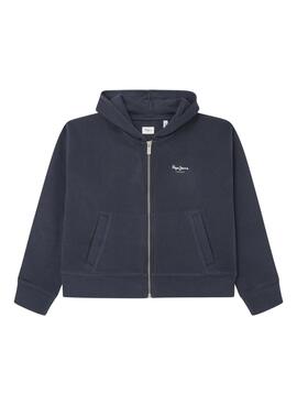 Sweatshirt Pepe Jeans Vicky marineblau für damen