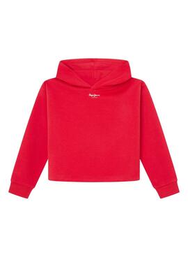 Sweatshirt Pepe Jeans Victoria in Rot für mädchen