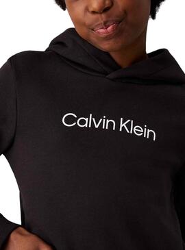 Sweatshirt Calvin Klein Institutional Logo schwarz