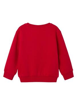 Sweatshirt Name It Lew Mini in Rot für jungen