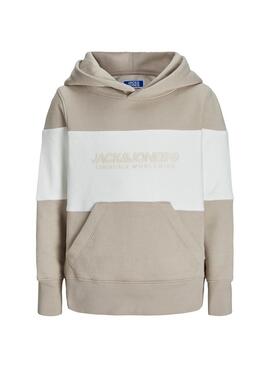 Sweatshirt Jack and Jones Elegacy beige für jungen