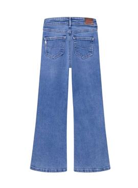 Hose Pepe Jeans Slim Fit Flare blau