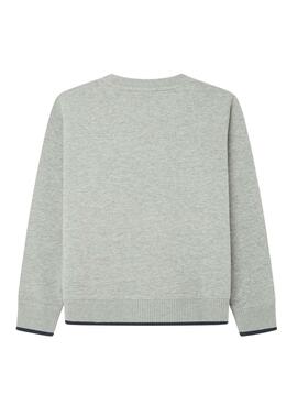 Sweatshirt Pepe Jeans Bain Crew Grau für jungen