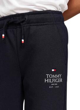 Joggerhose Tommy Hilfiger Puff in Marineblau für jungen