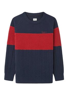 Pullover Pepe Jeans Dalmar in Marineblau für jungen