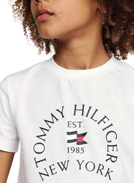 T-Shirt Tommy Hilfiger Nautical weiß für Jungen