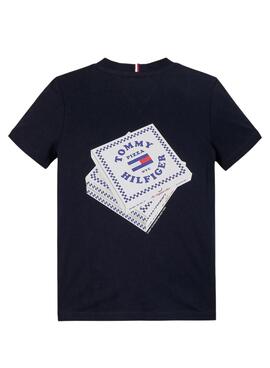 T-Shirt Tommy Hilfiger Fun in Dunkelblau für jungen