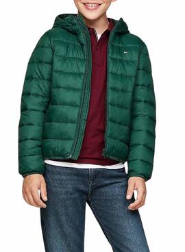 Gepolsterte Jacke Tommy Hilfiger in Grün für jungen