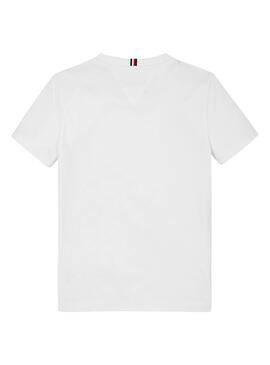 T-Shirt Tommy Hilfiger Puff weiß für jungen