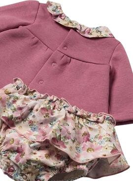 Set Mayoral Shorts und Blumen Sweatshirt für Babys