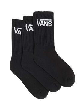 Vans Crew Basic Socken in Schwarz für jungen und mädchen