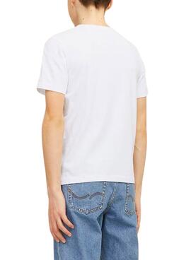 T-shirt Jack and Jones Logo weiß für jungen