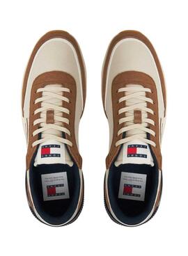 Sneaker Tommy Jeans Technical Runner in Kamel für herren