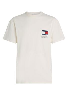 T-Shirt Tommy Jeans Fun Novelty weiß für herren