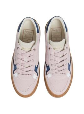 Turnschuhe Pepe Jeans Travis Retro Rosa für frauen