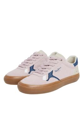 Turnschuhe Pepe Jeans Travis Retro Rosa für frauen