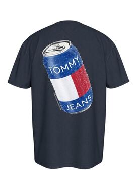 T-shirt Tommy Jeans Fun Novelty Navy für männer