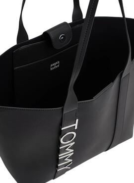 Handtasche Tommy Jeans Tote City Bold in Schwarz für frauen