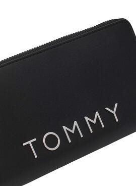 Geldbörse Tommy Jeans City Large schwarz für damen