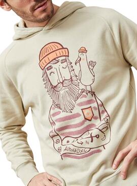 Sweatshirt Altonadock Sailor Hoodie grün für männer