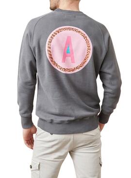 Sweatshirt Altonadock Circle grau für männer