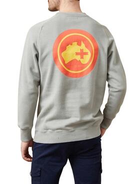 Sweatshirt Altonadock Maps grau für herren