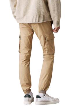 Hose Calvin Klein Jeans Cargo beige für männer