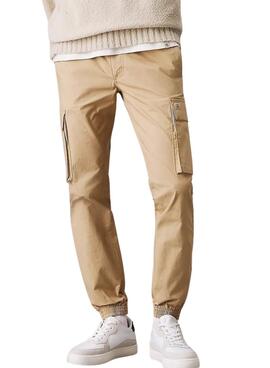 Hose Calvin Klein Jeans Cargo beige für männer