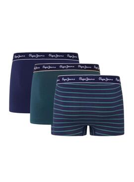 Boxers Pepe Jeans Stripes blau für männer