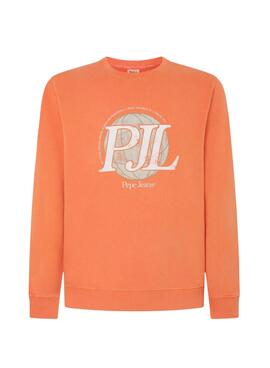 Pullover Pepe Jeans Seth in Orange für männer