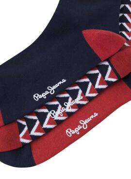 Socken Pepe Jeans PJ Logo Granat für männer